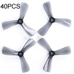 40PCS iFlight Cine 3040 3 pollici 3-Blade FPV Freestyle Elica per RC FPV Racing Freestyle Drones BumbleBee MegaBee Accessori (grigio)