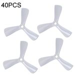 40PCS iFlight Cine 3040 3 pollici 3-Blade FPV Freestyle Elica per RC FPV Racing Freestyle Drones BumbleBee MegaBee Accessori (Bianco)