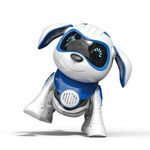 Ricarica USB Smart Touch Sensing Machine Cane Giocattoli elettrici per bambini, supporti per camminare e rosicchiare ossa e luci e musica (blu)