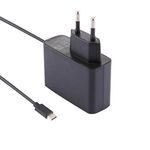 Per Nintendo Switch NS Console di gioco Adattatore per caricabatterie Caricabatterie Adattatore per caricabatterie Alimentazione di ricarica, CC 5 V, Lunghezza cavo: 1,5 m, Spina UE (nero)