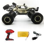 Giocattolo fuoristrada per auto da arrampicata con telecomando in lega 1: 8 (oro)