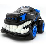 HD885J Dente del diavolo a forma di 360 gradi di rotazione verticale acrobazia telecomando auto giocattolo veicolo elettrico (blu)