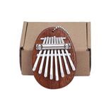 Mini 8 tono thumb Piano Kalimba Strumenti musicali (uovo in legno)