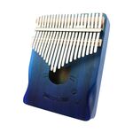 21 Tone Acacia Wood Thumb Piano Kalimba Strumenti musicali (Aurora Blue-Cat)
