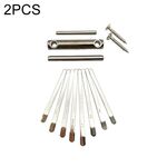 2 PCS 8 Tono Thumb Piano Keys Kalimba Pick Accessori Kit