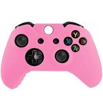 Custodia protettiva in silicone flessibile per controller di gioco Xbox One (rosa)