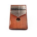 17-Tone thumb Piano Kalimba principianti Introduzione Pianoforte del dito, Colore: Brown