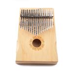 17-tono thumb Piano Kalimba principianti Introduzione Pianoforte dita, Colore: in legno