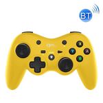 Mingpin MB-S810 Bluetooth wireless Bluetooth Gamepad a sei assi per Nintendo Switch Pro (Giallo)