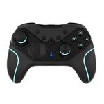Gamepad wireless con sveglia per l'interruttore Nintendo / Android / iOS / PC, Stile: S818 verde nero