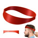 Salon Neck Hair Line Guide Barber Trim Righello Capelli Strumento fai da te Strumenti per tagliare i capelli(Rosso)