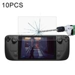 10 PZ 0.26mm 9H 2.5D Pellicola in vetro temperato per console di gioco Steam Deck