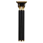 Tagliacapelli elettrico con testa in acciaio a forma di T cava, tagliacapelli elettrico con ricarica USB, colore: nero