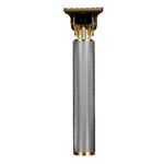 Tagliacapelli elettrico con testa in acciaio a forma di T cava, tagliacapelli elettrico con ricarica USB, colore: argento