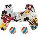 2 PCS PS5 Gamepad Coperchio protettivo in silicone (5+ cappelli)