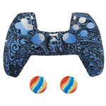 2 PCSPS5coperturaprotettiva in siliconeGamepad(10+Cappelli)