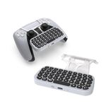 DOBE TP5-0556 Gamepad wireless tastiera Bluetooth con jack per cuffie per PS5 (bianco)