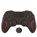 MB-P913 PC PC Somatosensensory Back Key Programming Dual vibrazione Bluetooth Gamepad per PS4 Pro (rosso nero)