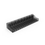 KJH NS-059 Game Card Box Rack di stoccaggio può memorizzare 16 pezzi per interruttore (nero)