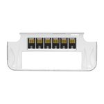 SND-481 Host Semi-Package PC Shell Protective Shell accomoda 6 carte da gioco per Switch OLED (trasparente)