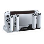 DOBE TNS-0122 4 IN 1 Gamepad GamePad Dock per interruttore OLED (bianco nero)