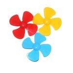 Tecnologia dell'elica a quattro lame da 100 PCS Accessori per giocattoli, consegna colore casuale