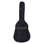 Zaino imbottito in cotone per chitarra da 40/41 pollici (nero)