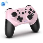 Gamepad Bluetooth wireless con programmazione macro per Switch Pro, Colore del prodotto: rosa