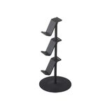 Gamepad Storage Rack Desktop Chack per cuffie per cuffie, Colore: 3 piani Nero