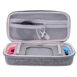 Chkjok Game Console Bracket Function Manicotto protettivo EVA per interruttore OLED (grigio)