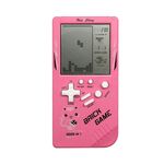 Console da gioco portatile per bambini retrò ampio schermo (rosa)