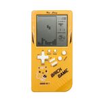Console di gioco portatile per bambini retrò ampio schermo (giallo)