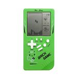 Console del gioco portatile dei bambini retro del grande schermo (verde)