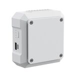 Ventilatore per illuminazione da esterno montato in vita con funzione di alimentazione Ventilatore da appendere al collo con staffa multifunzionale (bianco)