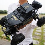 2,4 GHz 4WD Doppio Motors Fuori-Road Arrampicata auto Telecomando Veicolo di controllo, Modello: 6241 (nero)