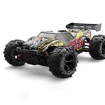 9307E Auto ad alta velocità 4WD con telecomando in scala 1:18 (nero giallo)