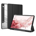 Custodia per tablet in pelle antiscivolo per Samsung Galaxy Tab S9 DUX DUCIS TOBY Series con funzione Sleep / Wake-up (nero)