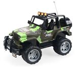 Giocattoli elettrici per auto telecomandati per bambini con ricarica USB (convertibile mimetico)
