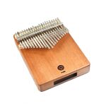 Purm Kalimba Thumbs Piano Piano Piano Pianoforte Pianoforte Portatile strumento musicale, colore: 21 tono mogano