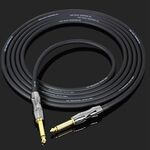 Cavo per cavi per chitarra KGR Cavo audio del tamburo, Specifica: 3M (doppio martinetto dritto)