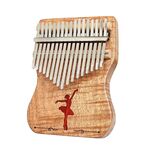 Piano di dito in legno a 17 toni (nucleo di fiori di pesca)