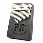 Piano portatile in legno (coppia cervo)
