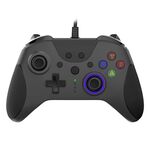 Ajazz AG110 Wired Vibration Sensing Gamepad per Xbox, Lunghezza del cavo: 2M (nero)