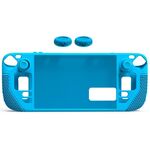 Copertura in silicone all-inclusive con tappo a bottone per Steam Deck (blu)