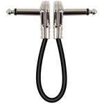 Linea di effetti per chitarra elettrica per strumento audio a blocco singolo, lunghezza del cavo: 30 cm (testa piatta argento)
