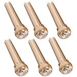 6 pezzi di tappi per chitarra con citrimini in rame puro, stile: Big Diamond (oro)