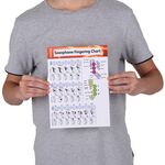 Carta patinata Sassofono Diteggiatura Accordi Sassofono Pratica Figura (Piccolo)
