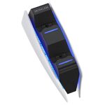 HONCAM Per PS5 Caricabatterie Gamepad Caricabatterie Dual Dock (Bianco)
