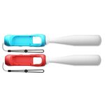 Per Nintendo Switch OLED IPLAY HBS-363 Baseball Grip Assembly Gamepad Accessori per giochi (rosso blu)