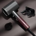 Asciugacapelli a ioni negativi da 1600 W con regolazione a 3 velocità, spina CN Standard Edition (rosso)